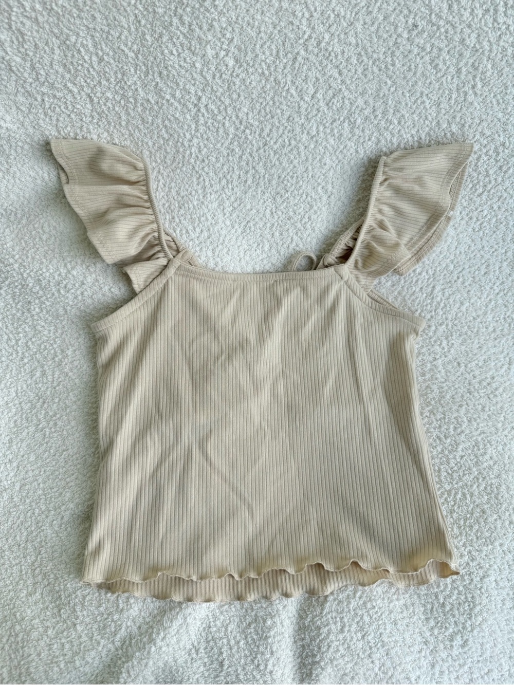 Sweetheart Ruffled Front tie Blouse - Picture 10 of 10